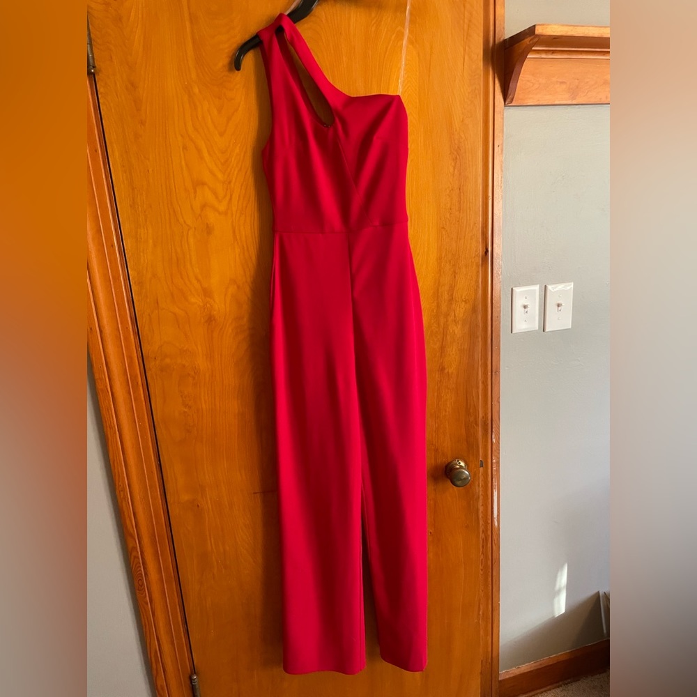 Red jumpsuit